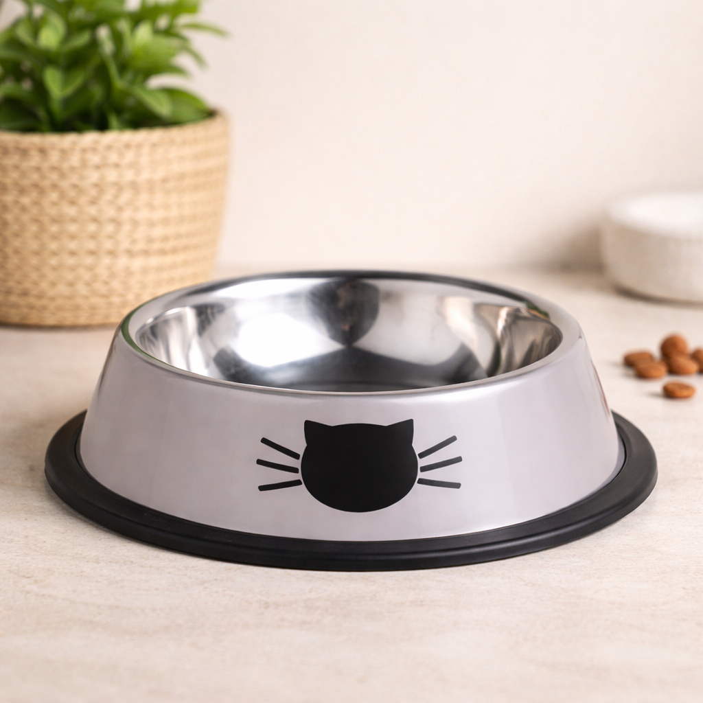 Stainless Cat Food Bowl