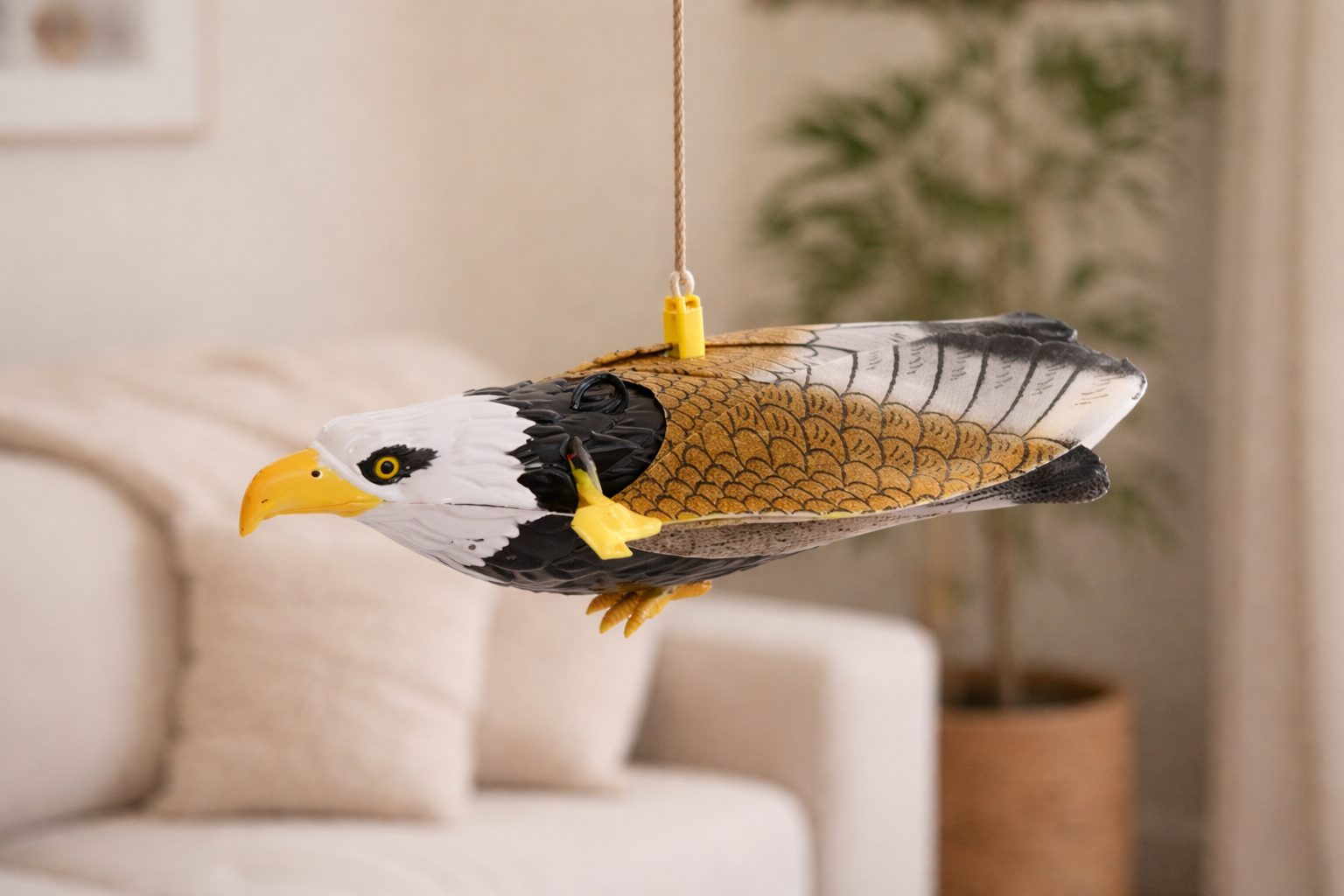Flying Bird Cat Toy