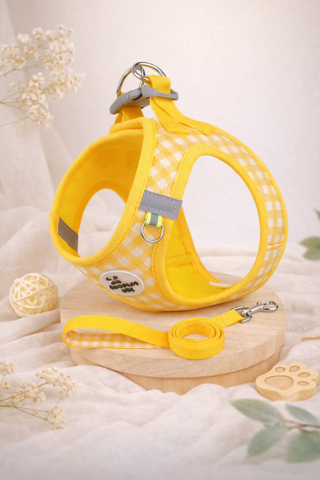 Plaid Cat Harness Set