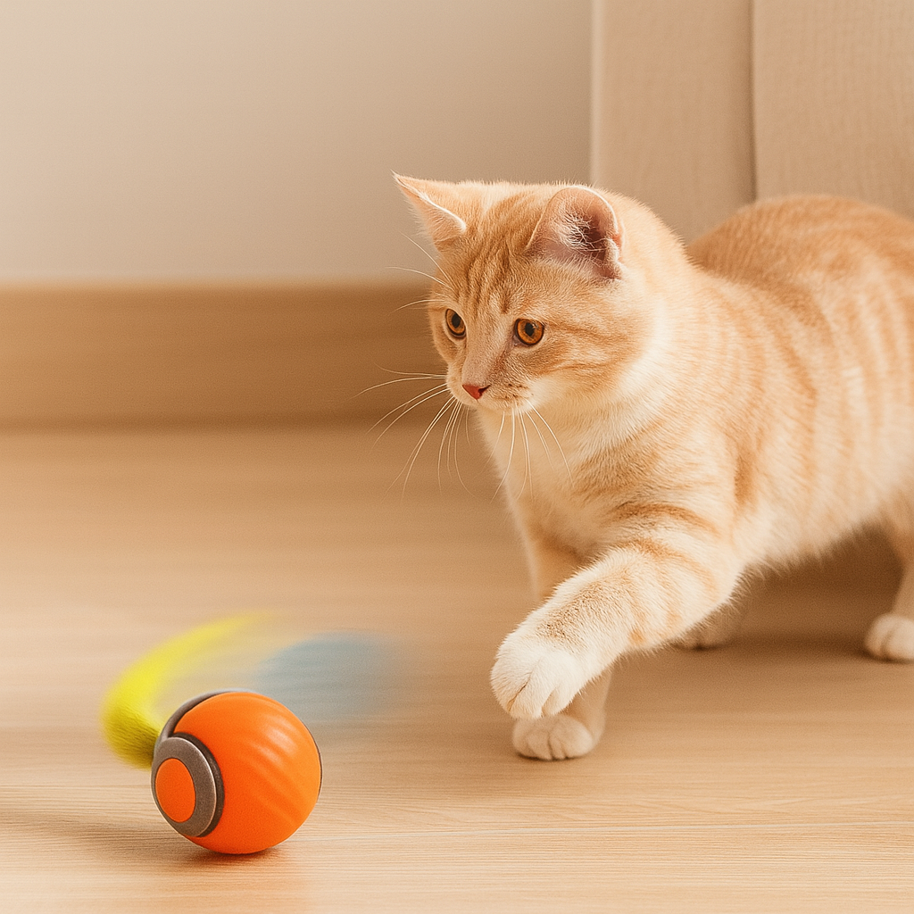 Smart Cat Rolling Ball