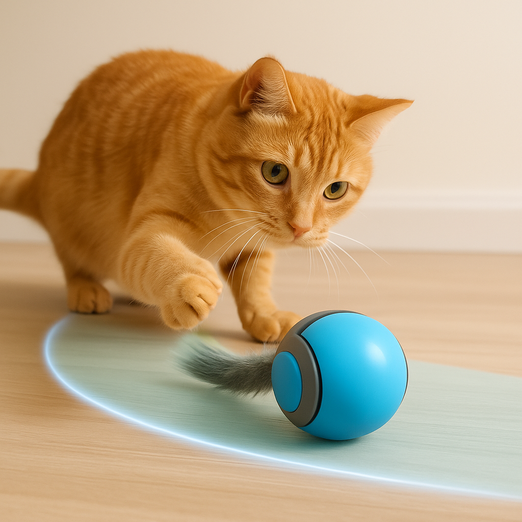 Smart Cat Rolling Ball