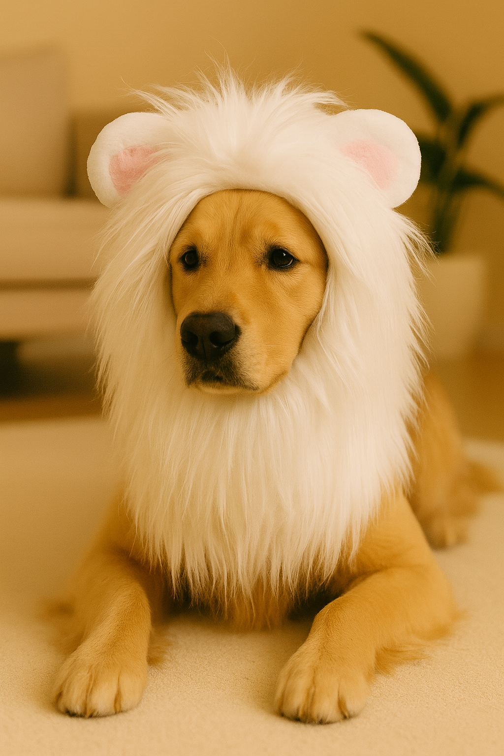 Lion Mane Pet Hat