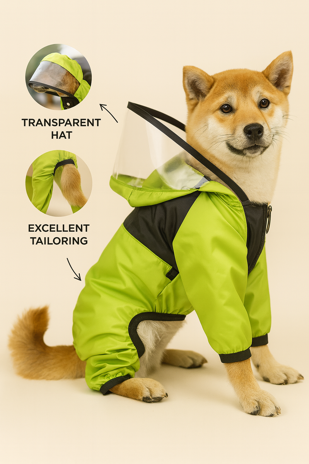 Waterproof Dog Raincoat