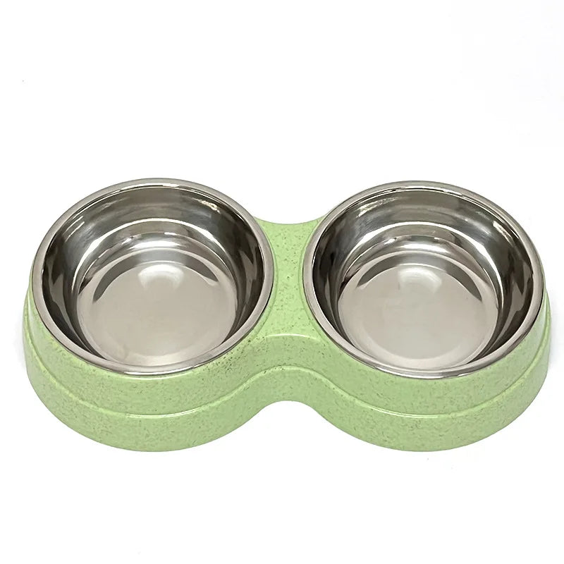 Double Pet Feeding Bowl